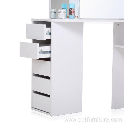 Mirrored Design Melamine Dressing Table